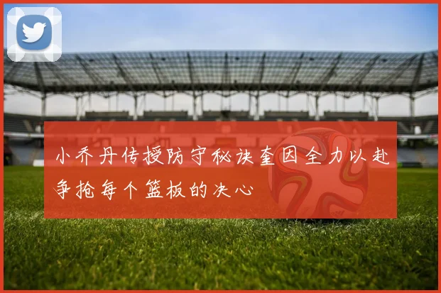 小乔丹传授防守秘诀奎因全力以赴争抢每个篮板的决心